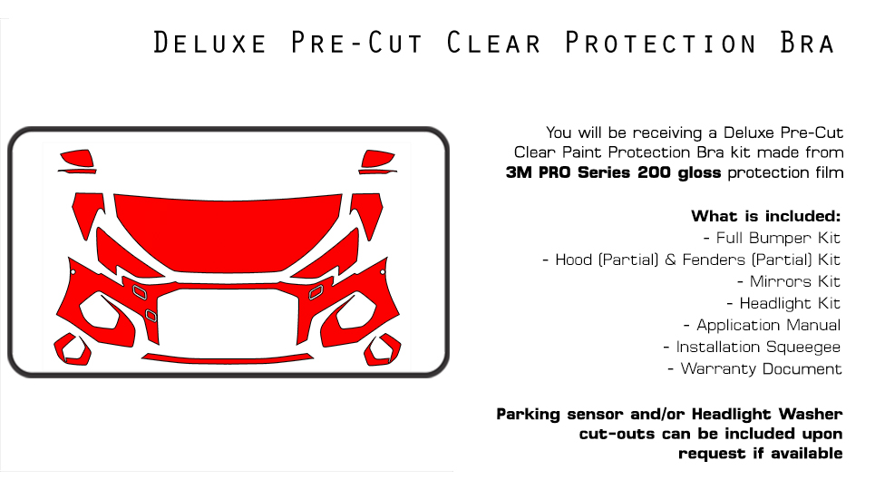Partial Hood Fender & Mirror Kit | AUDI S3 2022 Partial Hood Fender & Mirror Kit | AUDI S3 2022