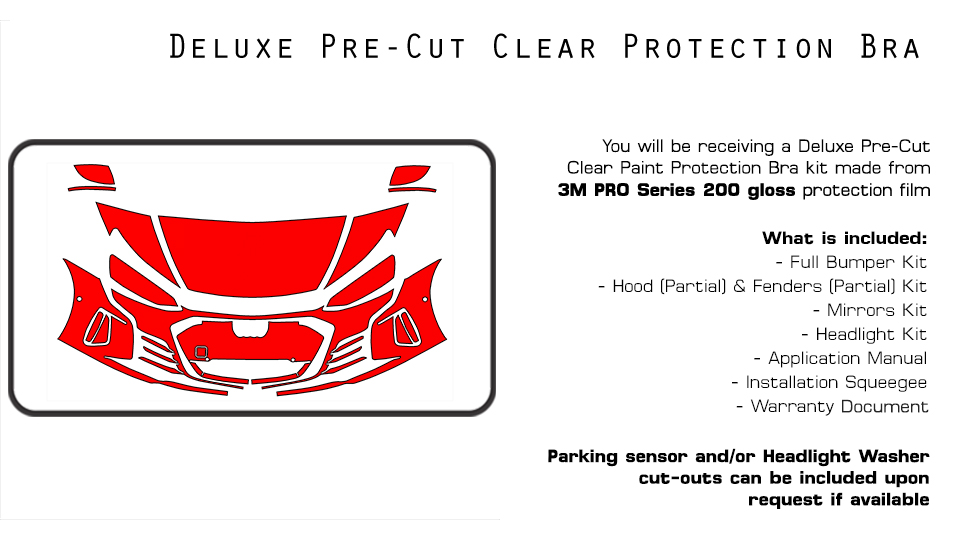 Partial Hood Fender & Mirror Kit | AUDI S3 2022 Partial Hood Fender & Mirror Kit | AUDI S3 2022
