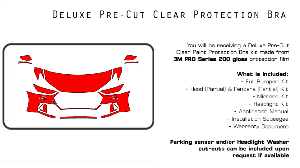 Partial Hood Fender & Mirror Kit | AUDI A3 SEDAN BASE 2020 Partial Hood Fender & Mirror Kit | AUDI A3 SEDAN BASE 2020
