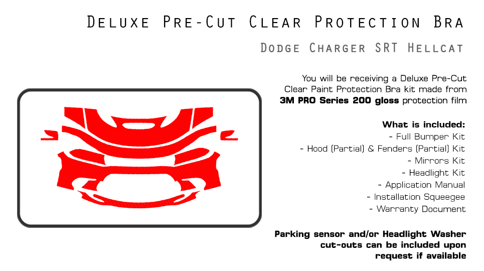 Partial Hood Fender and Mirror Kit | DODGE DURANGO SRT HELLCAT 2023