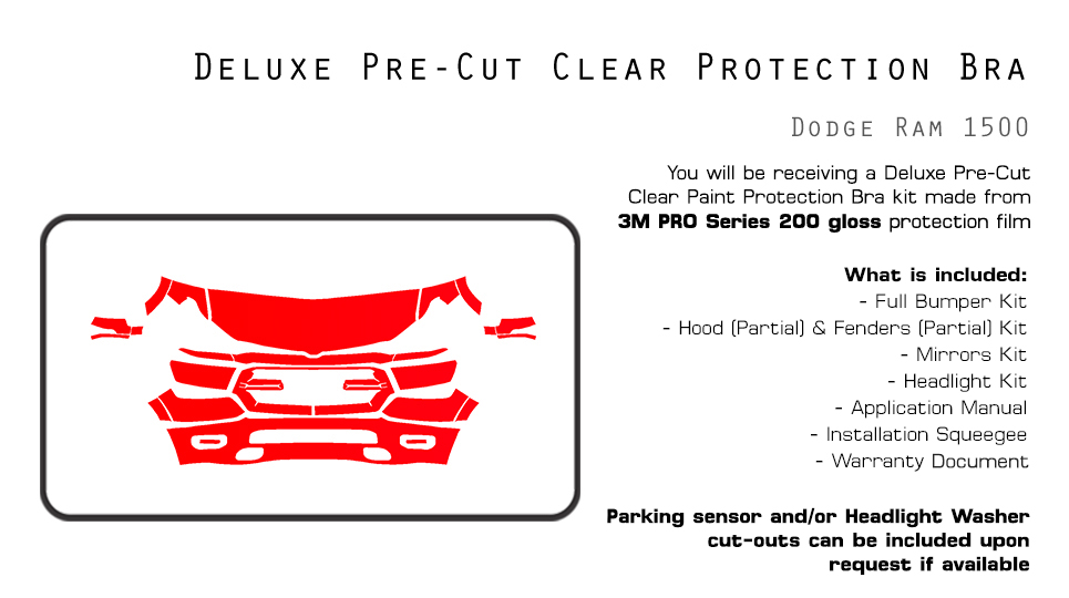 Partial Hood Fender and Mirror Kit | RAM 1500 BIG HORN 2019 Partial Hood Fender and Mirror Kit | RAM 1500 BIG HORN 2019