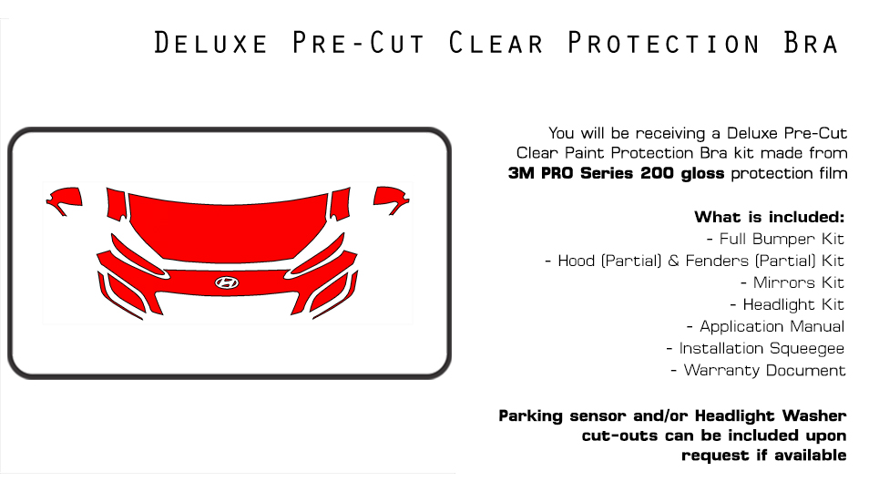 Partial Hood Fender & Mirror Kit | HYUNDAI SANTA FE PREFERRED 2022