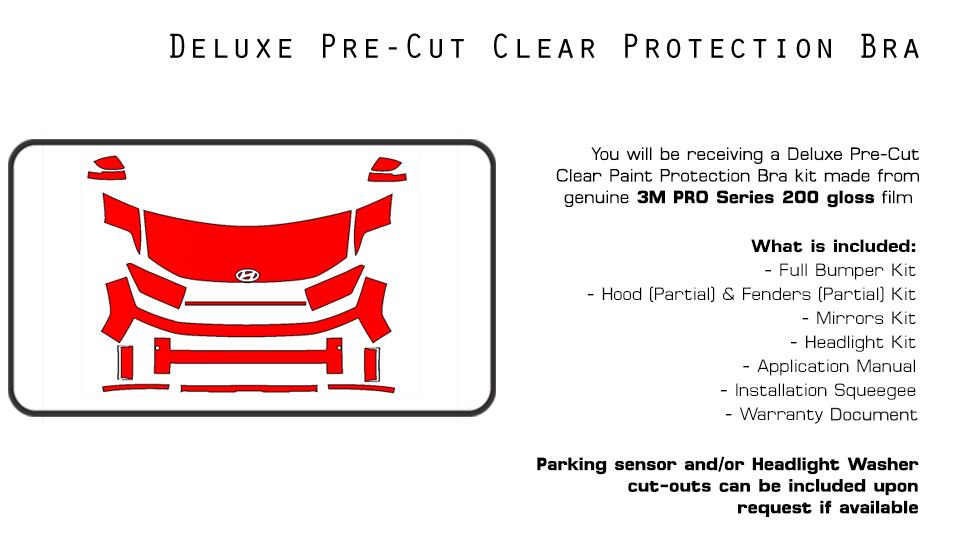 Partial Hood Fender & Mirror Kit | HYUNDAI SANTA FE HYBRID 2023 Partial Hood Fender & Mirror Kit | HYUNDAI SANTA FE HYBRID 2023