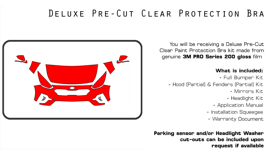 Partial Hood Fender & Mirror Kit | KIA NIRO 2022 Partial Hood Fender & Mirror Kit | KIA NIRO 2022