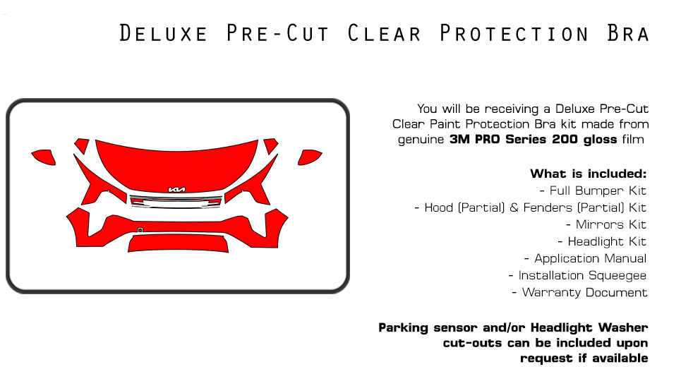 Partial Hood Fender and Mirror Kit | KIA K4 2025 Partial Hood Fender and Mirror Kit | KIA K4 2025