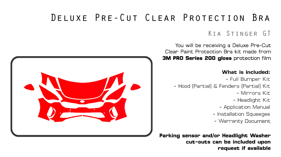 Partial Hood Fender & Mirror Kit | KIA RIO 2021 Partial Hood Fender & Mirror Kit | KIA RIO 2021