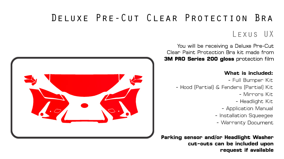 Partial Hood Fender & Mirrors | Lexus UX 200 BASE 2019 Partial Hood Fender & Mirrors | Lexus UX 200 BASE 2019
