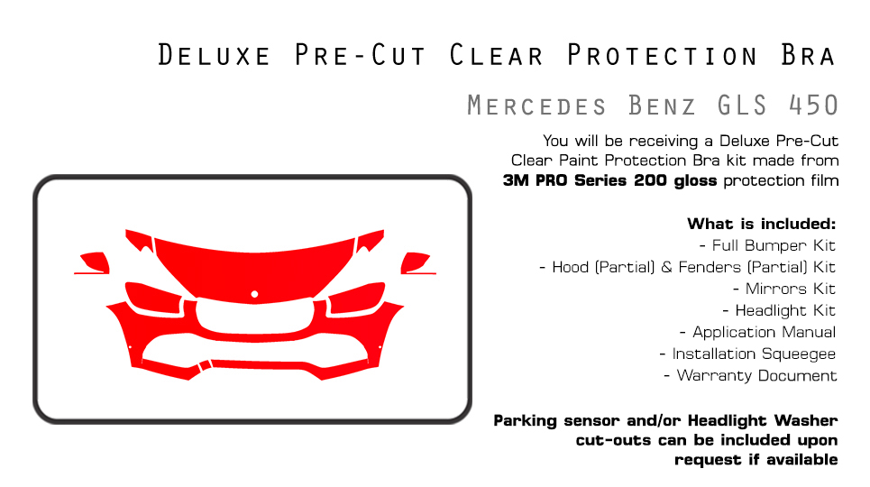Standard Hood Fender & Mirror Kit | MERCEDES BENZ GLS SUV 450 BASE 2020 Standard Hood Fender & Mirror Kit | MERCEDES BENZ GLS SUV 450 BASE 2020