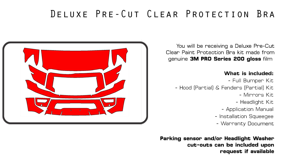 Partial Hood Fender & Mirror Kit | NISSAN TITAN S 2020