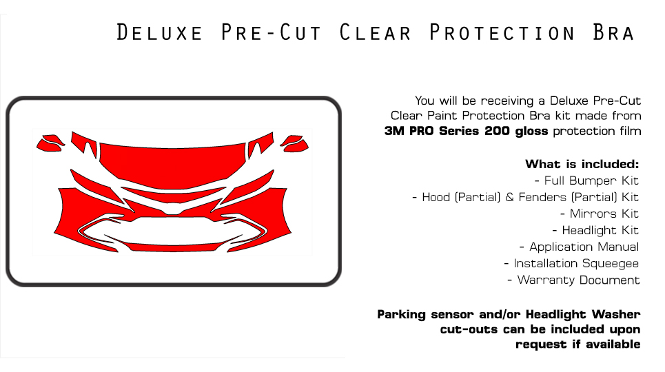 Partial Hood Fender & Mirror Kit | TOYOTA CAMRY XSE 2024 Partial Hood Fender & Mirror Kit | TOYOTA CAMRY XSE 2024