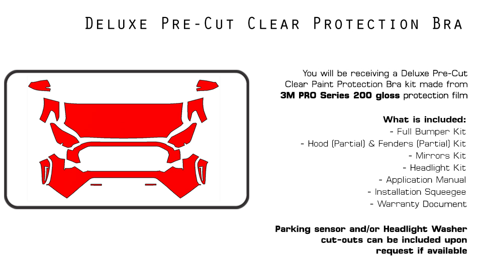 Partial Hood Fender and Mirror Kit | TOYOTA TACOMA 2024 Partial Hood Fender and Mirror Kit | TOYOTA TACOMA 2024